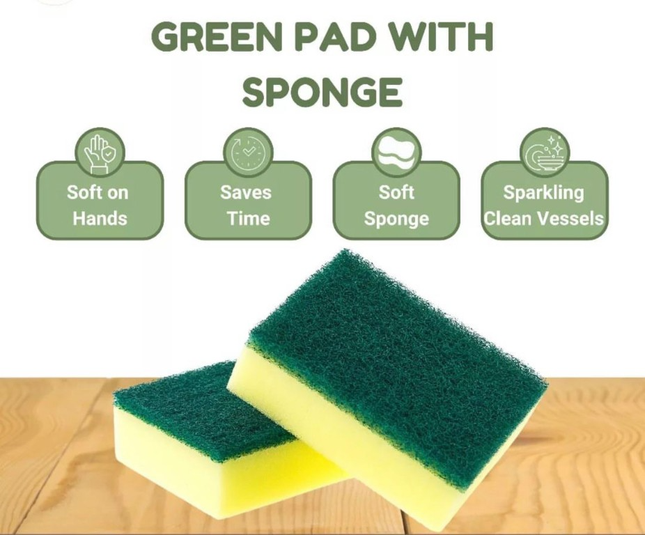 Multi-Purpose scrub sponge (2 in 1)